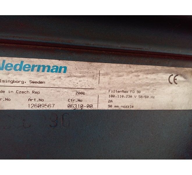 Nederman FilterMax F0 90 típusú elszívó berendezés